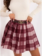 Sukně MI SD 4193.95 bordó