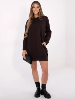 Šaty RV TU 5184.93P tmavě hnědá