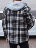 Pánská bunda s kapucí tmavě modrá FashionStreet TX4959 Pánská bunda s kapucí tmavě modrá FashionStreet TX4959