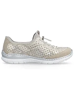 Dámská zlatá prolamovaná sportovní obuv Rieker L3252-92