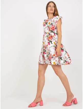 Dámské šaty RV SK 8020 bílé a červené Dámské šaty RV SK 8020 bílé a červené