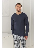 3664 Pánské dlouhé pyžamo DANTE M–2XL