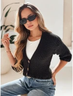 NUTI dámský svetr černý FashionStreet MY1676