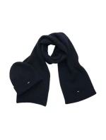 Čepice + šála Tommy Hilfiger Jr AU0AU01651 dětské Čepice + šála Tommy Hilfiger Jr AU0AU01651 dětské
