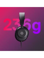 Steelseries Arctis Nova 1 Herní náhlavní souprava s drátovou čelenkou černá
