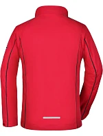 Daiber JN 1121 Dámská softshell bunda s odepínacími rukávy 02.1121 red/black Daiber JN 1121 Dámská softshell bunda s odepínacími rukávy 02.1121 red/black