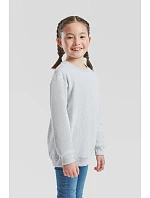 Fruit of the Loom Classic Kids Set-In Sweat Dětská mikina 16.2041 retro heather green