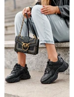 Dámské Sportovní Boty Sneakersy Masivní Černé Toderus