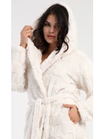 Dámský župan krátký s kapucí Karolína
