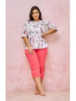 Dámské pyžamo 3156 Olive - TARO Dámské pyžamo 3156 Olive - TARO