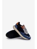 Pánské tenisky s paměťovou pěnou Memory Foam System Big Star NN174356 tmavě modré