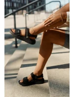 Sportovní Sandály Dámské Na Platformě Big Star RR274A077 Černé