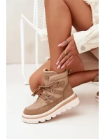 Dámské Botky Trapery Na Platformě Camel Liorae