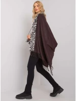 Šála AT SZ BF48420 hnědo-bílá Šála AT SZ BF48420 hnědo-bílá