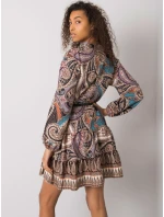 Šaty DHJ SK 15053.61 černá a béžová Šaty DHJ SK 15053.61 černá a béžová