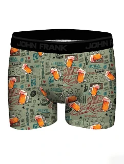 Pánské boxerky John Frank JFBMOD195-BEER 