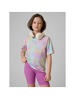 Dívčí tričko s potiskem 4F 4FJRSS26TTSHF3826-90A