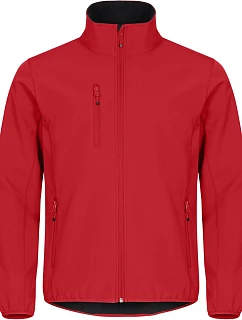 Clique Classic Softshell Jkt M Pánská 3-vrstvá softshellová bunda 67.0910 red
