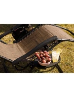 SKLÁDACÍ MULTIFUNKČNÍ ZAHRADNÍ LEHÁTKO SE STŘÍŠKOU 173X52/65X110CM HNĚDÉ