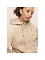 Dámská bunda CASALL Aria Zip Hoodie Jacket, barva béžová Dámská bunda CASALL Aria Zip Hoodie Jacket, barva béžová