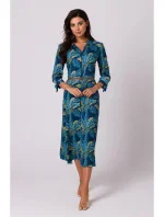 B259 Košilové šaty na knoflíky - model 2 B259 Košilové šaty na knoflíky - model 2