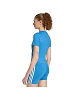 Adidas Essentials dámské tričko 3-Stripes Slim Baby světle modré KD2341 Adidas Essentials dámské tričko 3-Stripes Slim Baby světle modré KD2341