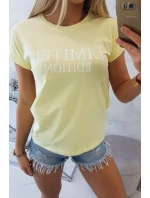 Limitovaná edice blůzy světle žlutá Limitovaná edice blůzy světle žlutá