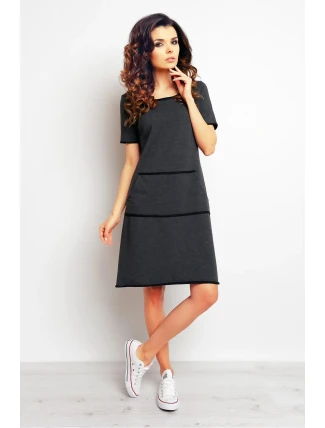 Denní šaty model M073 tmavě modré - Infinite You Denní šaty model M073 tmavě modré - Infinite You