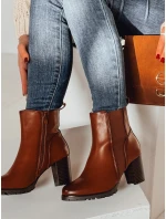 Dámské kozačky BOOTELY na podpatku velbloudí barvy FashionStreet ZY0497 Dámské kozačky BOOTELY na podpatku velbloudí barvy FashionStreet ZY0497