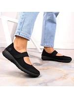 Pohodlná ažurová polobotka Rieker W RKR575 černá