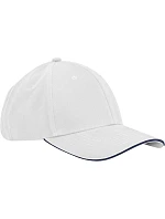 Beechfield B 820C 6 panelová kšiltovka EarthAware® 53.820C white/french navy Beechfield B 820C 6 panelová kšiltovka EarthAware® 53.820C white/french navy