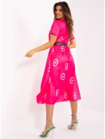 DHJ SK 17260 šaty.90 tmavě růžová