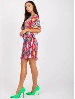 Šaty DHJ SK 9651.51 tmavě růžová Šaty DHJ SK 9651.51 tmavě růžová