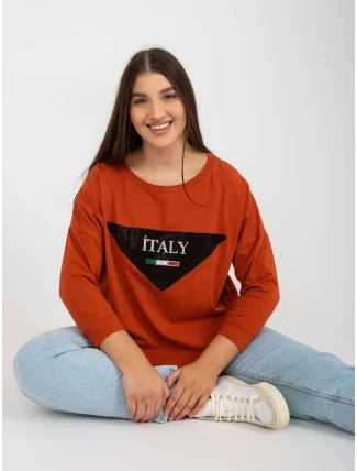 Halenka VI BZ 2911.82P tmavě oranžová Halenka VI BZ 2911.82P tmavě oranžová