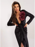 LK SK 509552 šaty.16X černá LK SK 509552 šaty.16X černá