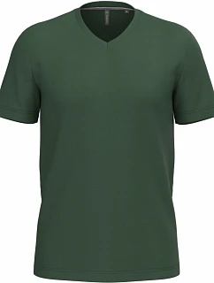 Kariban K 357 Pánské tričko s výstřihem do V 20.K357 forest green