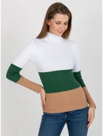 Dámská halenka RV BZ 8465 1.08P bílá zelená - FPrice