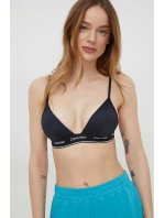 Dámská plavková podprsenka KW0KW02424 BEH černá - Calvin Klein