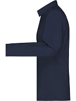 Daiber JN 677 Popelínová halenka s dlouhým rukávem 02.0677 navy Daiber JN 677 Popelínová halenka s dlouhým rukávem 02.0677 navy
