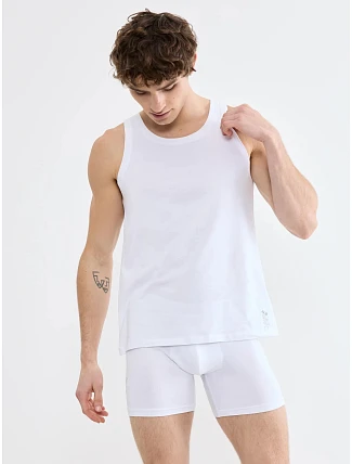 Pánský nátělník SLG Base Tank Top White bílý - SLOGGI Pánský nátělník SLG Base Tank Top White bílý - SLOGGI