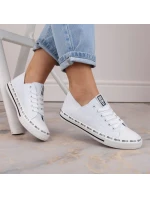 Big Star W FF274024 bílé prolamované nízké tenisky