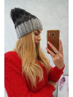 Milano fleecová čepice K203 graphite+grey