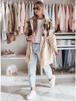 Dámská přechodná bunda parka FERIPARKA tmavě béžová FashionStreet TY4876 Dámská přechodná bunda parka FERIPARKA tmavě béžová FashionStreet TY4876