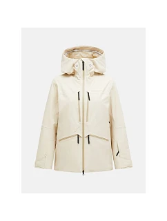 Bunda PEAK PERFORMANCE W Whitelight APX Jacket v pískové barvě