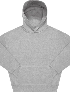 B&C Influence Hoodie Oversize mikina s kapucí z těžké bavlny 01.IH02 sport grey