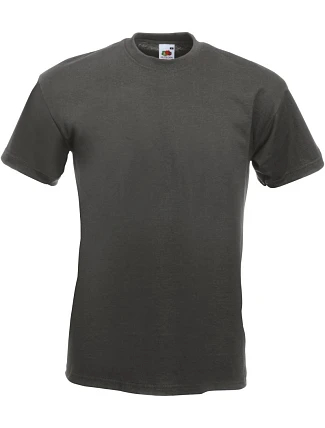 Fruit of the Loom Super Premium T Tričko 16.1044 light graphite