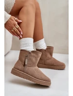 Dámské Sněhule Big Star OO274A165 Béžové Dámské Sněhule Big Star OO274A165 Béžové