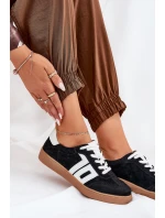 Tenisky Sportovní Obuv Semišová Vinceza 79517 Černé