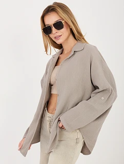 MI košile KS 82377.83 tmavě lila