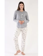 Dámské pyžamo dlouhé Forest party Dámské pyžamo dlouhé Forest party